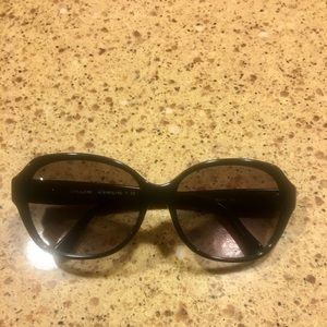 Coach Black Snake Print Sunglasses